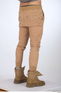 Turgen beige trousers beige worker boots casual dressed leg lower…